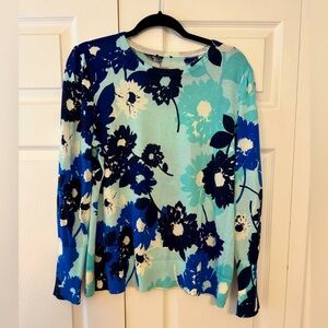 Talbots Blue Long Sleeve Lightweight Sweater